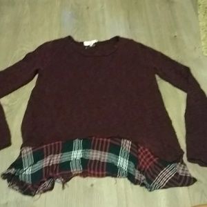 Burgundy long sleeve